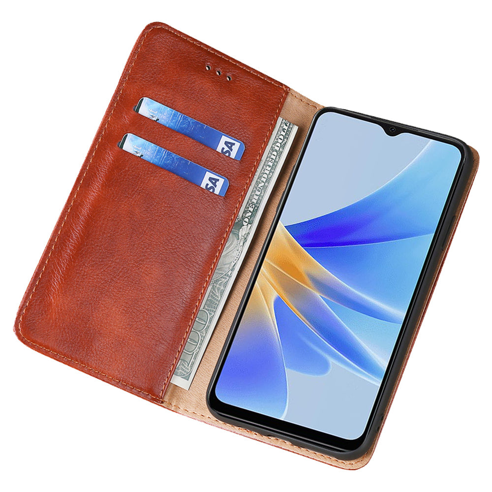 For Oppo Reno8 T 4G PU Leather Wallet Stand Phone Case Magnetic Auto-closing Protective Cover For Oppo Reno8 T 4G PU Leather Wallet Stand Phone Case Magnetic Auto-closing Protective Cover